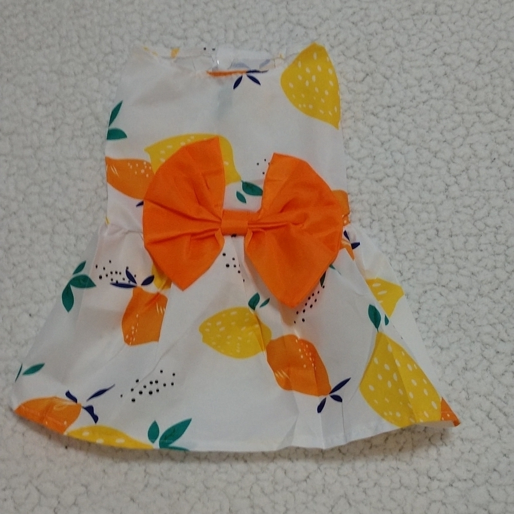New in Package Small Dog Summer Dress With Bow Size M